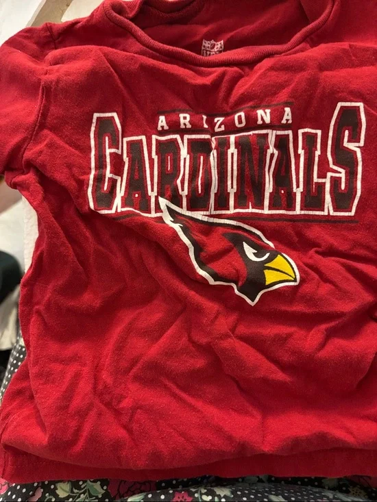 NFL Arizona Cardinals Red Short Sleeve Kids Tee 2T