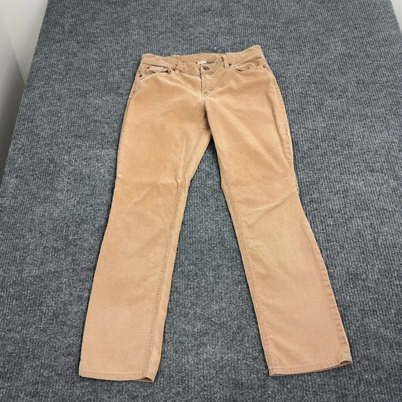 J Crew Pants Womens 32 Tan‎ Corduroy Skinny Leg Vintage Matchstick Casual Style