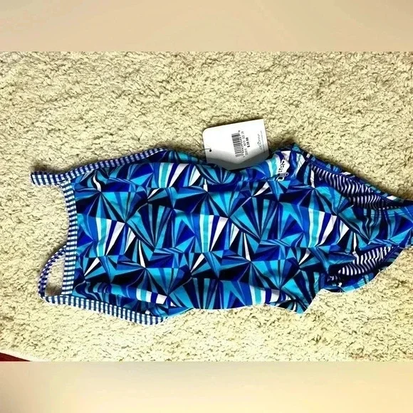 GIRLS UGLIES BY DOLPHIN SWIMWEAR TRAIN STYLE SWIMSUIT SZ 28 NWT