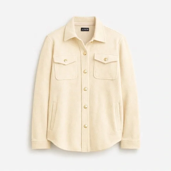 J. Crew Wool Blend Shirt Jacket