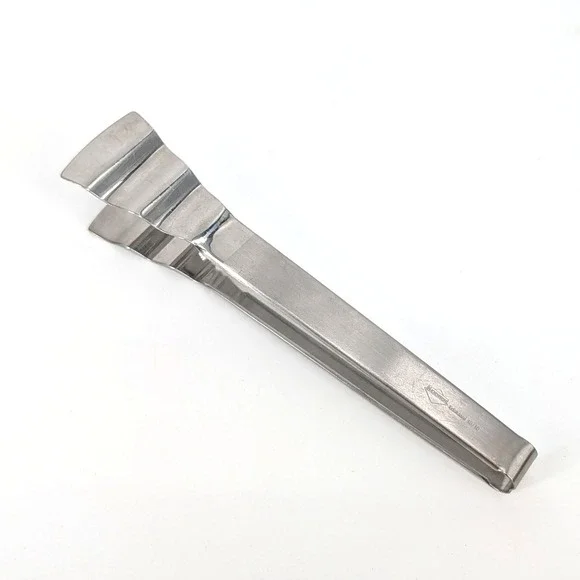 Kuchenprofi Stainless Steel Serving or Ice Tongs 18/10 Edelstahl Scalloped 9