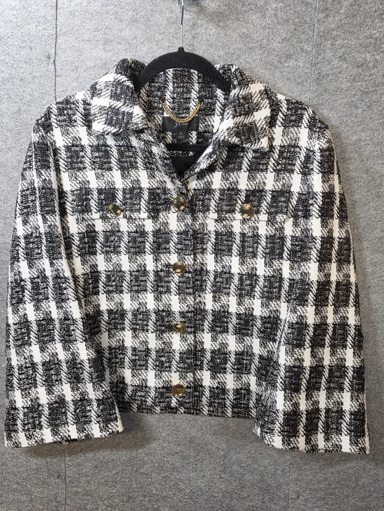 J.Crew Bjork Tweed Wide-Sleeve Lady Jacket