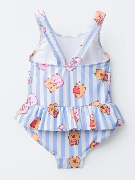 Zara Stripped CAPYBARA Swimsuit