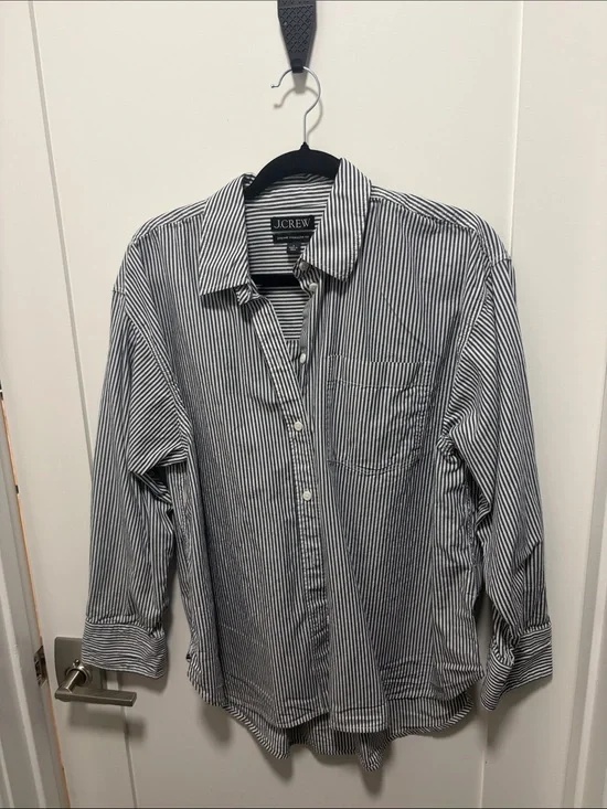 J Crew Etienne oversized button down shirt