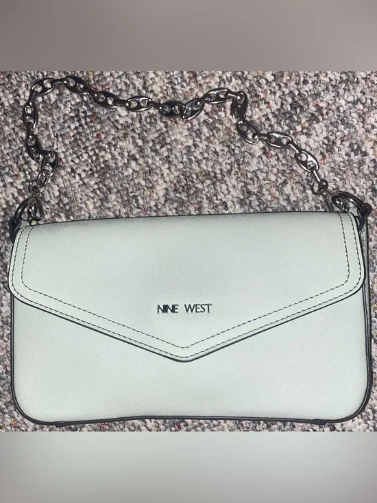 Nine West Light Mint Bag with Chain