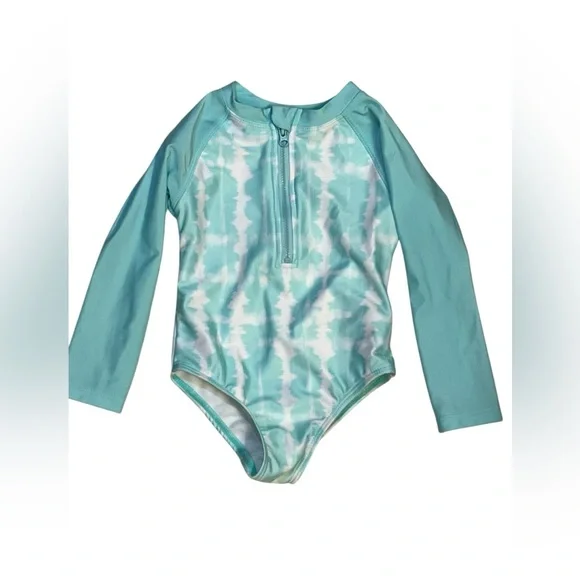 Wonder Nation Blue and White Rashguard Swimwear