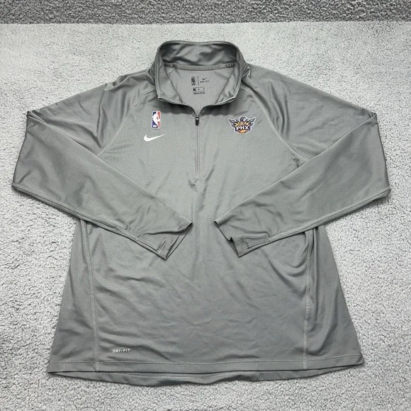 Nike Dri-Fit Women's XL AT9711-002 NBA Phoenix Suns Basketball 1/4 Zip Pullover