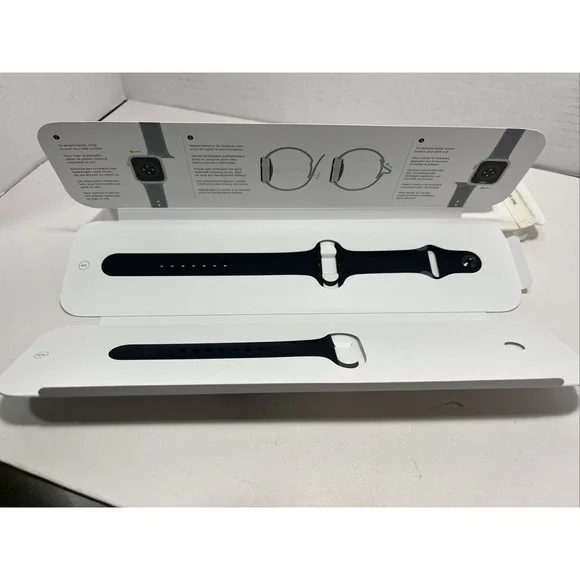 Apple Watch [44mm] Black Sport Band ONLY New In Box Not Sealed