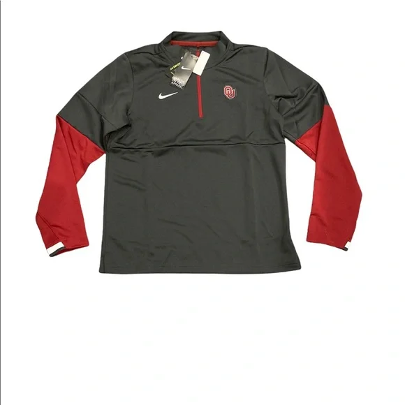 Oklahoma Sooners Nike Men’s‎ 1/2 Zip Dri Fit On Field Pullover Jacket