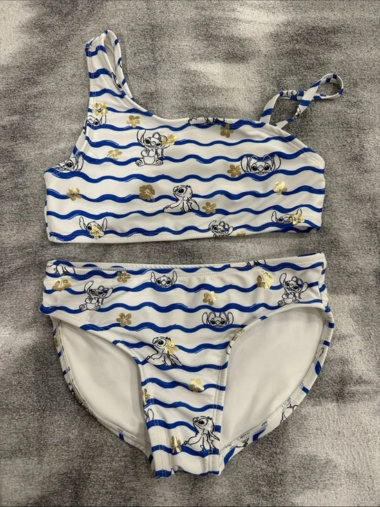Stitch Girls' Two-Piece Swim Bikini size 10/12
