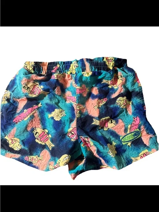 Vintage OP Ocean Pacific 90s Boys Swim Trunks Board Shorts 3Т