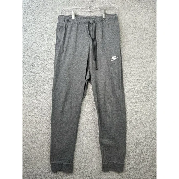 Nike Joggers Mens XL Sportswear Club Jersey Gray BV2762-071 Sweatpants