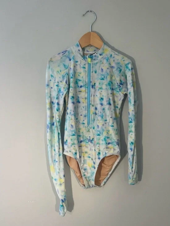 $7 ADD ON J. Crew‎ kids Crewcuts rash guard swimsuit girls rashguard swim