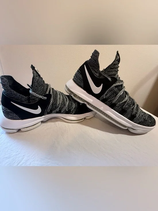 Nike Zoom KD 10 'Oreo' Basketball Shoes Size 10 (897815-001)