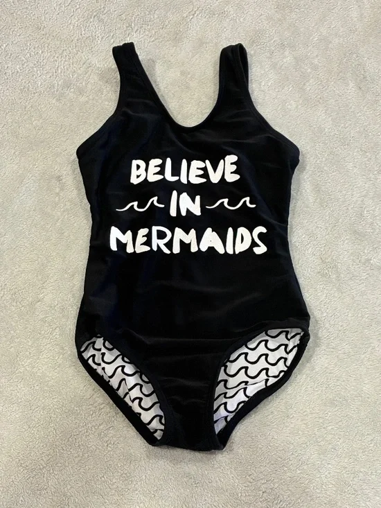 Believe in Mermaids Swimsuit One Piece Size 4/5