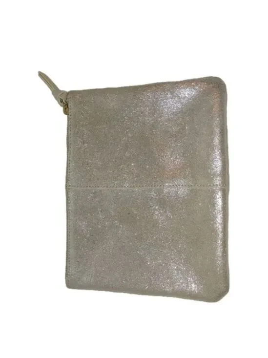Anthropologie Pockets Metallic Organizer Pouch