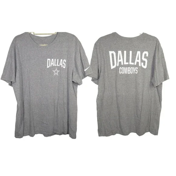 Nike Dallas Cowboys Athletic Cut Cotton Blend Tee Size XL