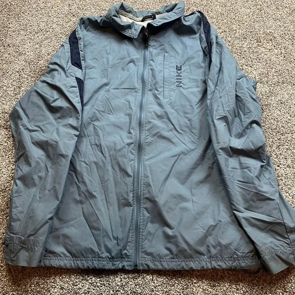 NIKE Jacket Mens L Lightweight Full Zip Athletic Sportswear y2k vintage