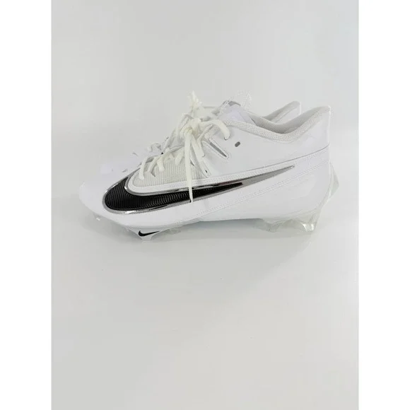 Nike‎ Vapor Edge Elite 360 2 White Black Football Cleats FJ6125-100 Sz 10.5 WIDE