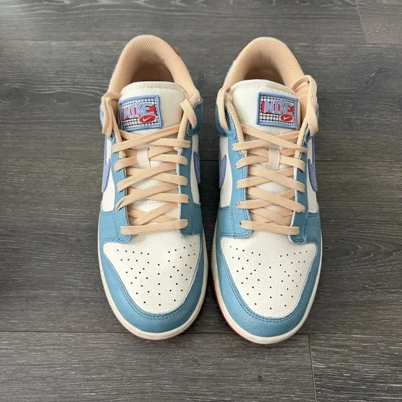Nike Dunk Low PRM Sketch & Exploration HJ9112-110 Pale Ivory/Royal Pulse Sz 10
