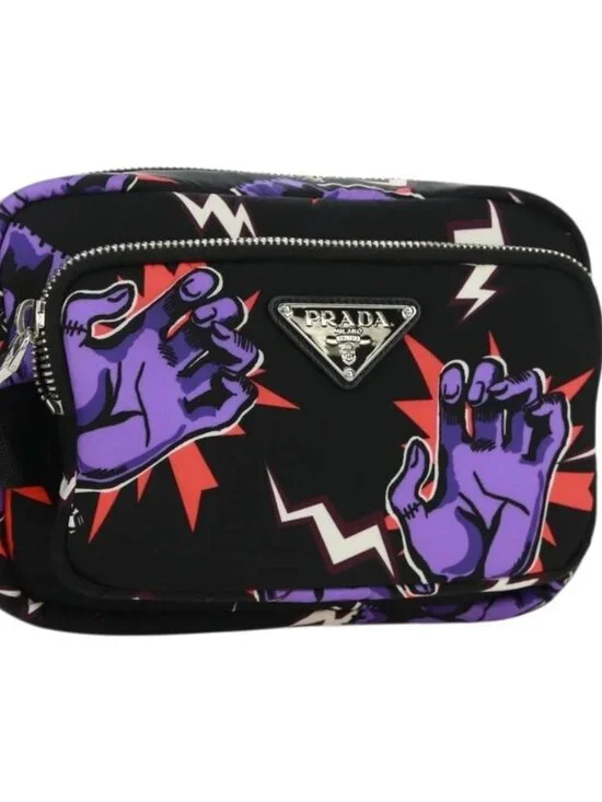 PRADA Universal Studio Collaboration Frankenstein Bag Nylon Purple
