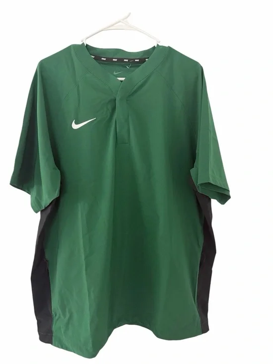 Nike Men's Green/Black Vapor Select Baseball Jersey Shirt XL NWT DO9175-341