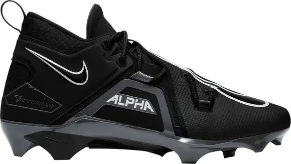 NIKE ALPHA MENACE PRO 3 DM1788-001 BLACK-IRON GREY-WHITE MEN'S FOOTBALL 9.5 US