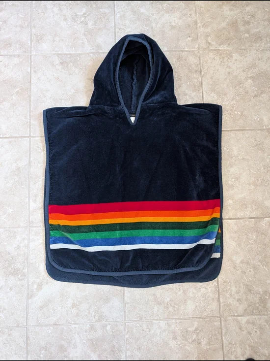 Pendleton Towel Poncho Crater Lake Hooded Surf Swim Beach Wearable Youth Kids