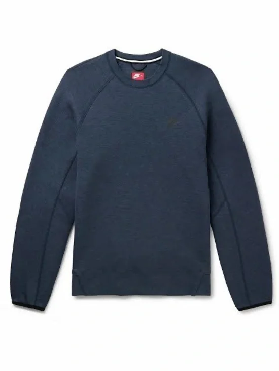 Nike Sportswear Tech Fleece Crewneck Sweatshirt - Navy Obsidian Heather
