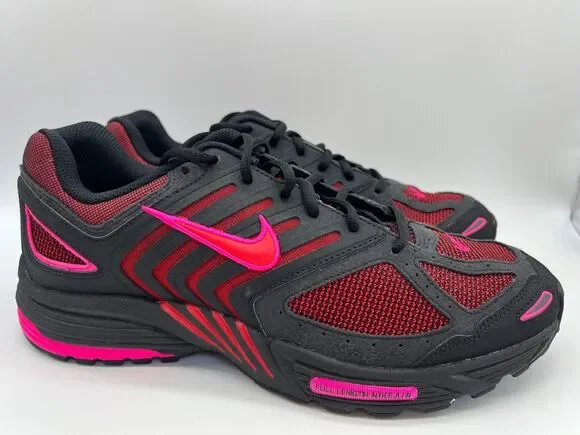 Nike Air Pegasus 2K5 Black Fire Red Pink Sneakers FJ1912-001 Men's Size 12