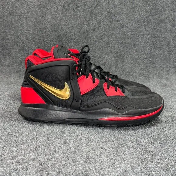 Nike Kyrie Infinity Basketball Shoes Men's‎ Size 12.5 Black Red Gold Athletic