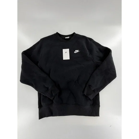 Nike Sweatshirt Mens Size S Sportswear Club Fleece‎ Pullover Swoosh BV2662-010