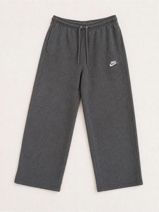 Nike Men’s Charcoal Gray Fleece Open Hem Sweatpants Size M