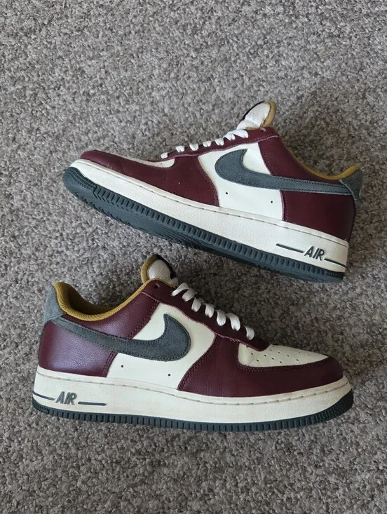 Nike Air Force 1 '07 LV8 Dark Team Red / Vintage Green Men’s Size 8