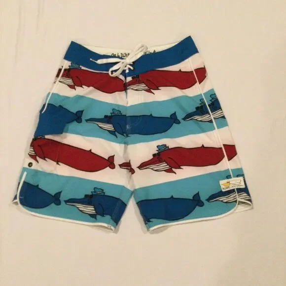 Billabong Andy Davis Whale Boys Board Shorts Swim Trunks Sz 26