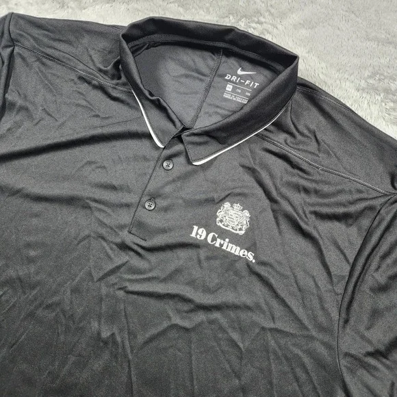 Nashville Predators Polo Shirt Mens‎ 2XL Black NHL Hockey Nike 19 Crimes Wine