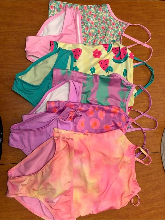 5 Girls Tankini Bathing Suits