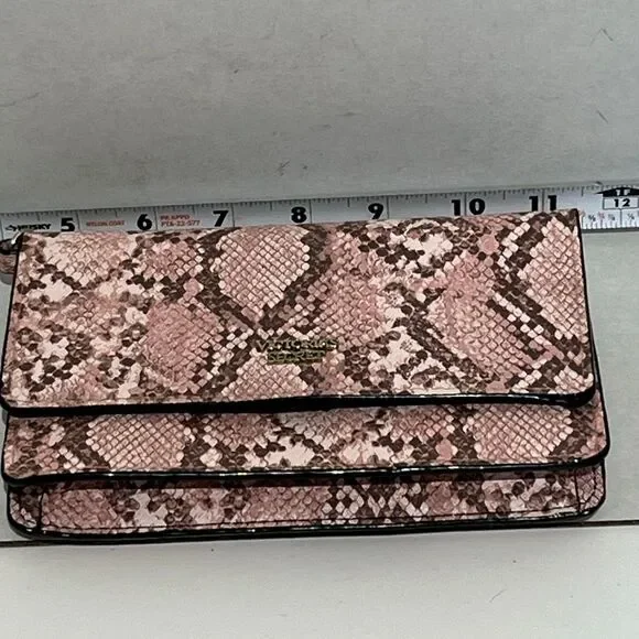 Victoria's Secret Women's Multicolor Exotic Python‎ Tech Wristlet Wallet