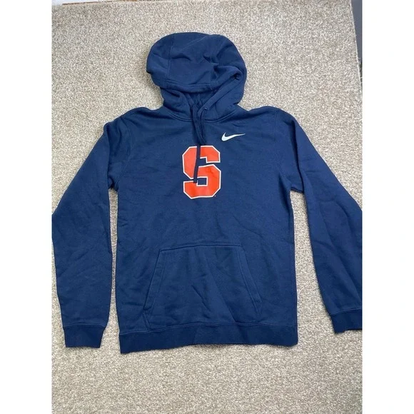 Syracuse Sweater M 00s‎ Y2K University NCAA Center Swoosh Nike Game-day Pullover