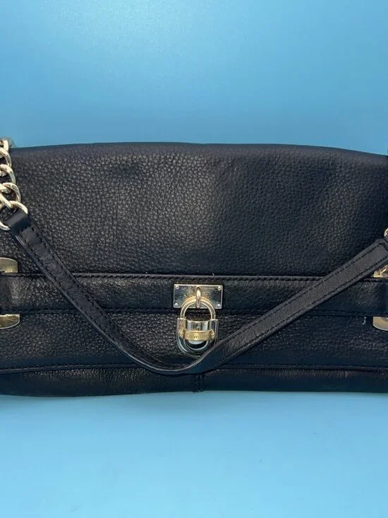 Calvin Klein Black Leather 