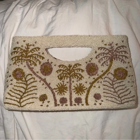 America & Beyond Beaded Bag