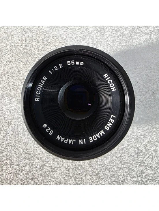 Ricoh Riconar 55mm f/2.2 Prime Lens 52⌀ Pentax K Mount