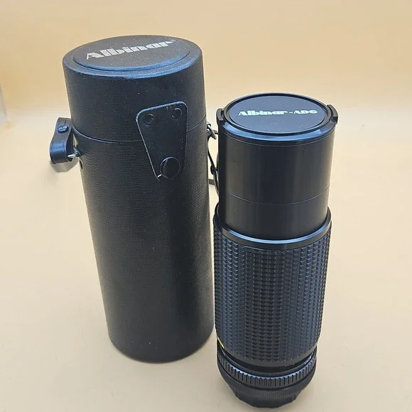 Albinar ADG 75-300mm Telephoto Zoom Lens f/5.6 Canon Mount W/ Carrying Case