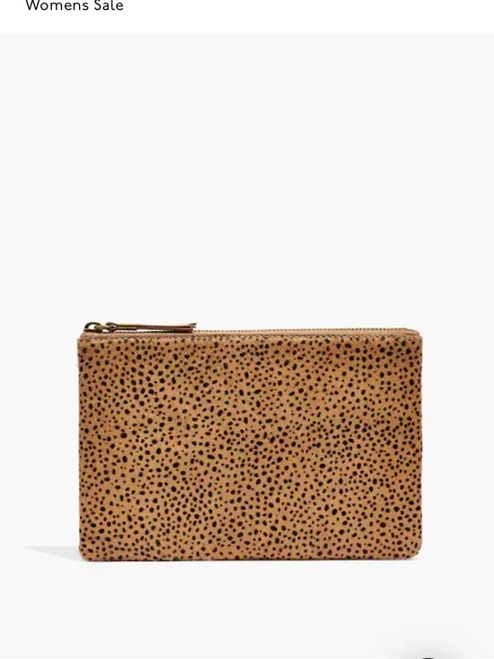 Madewell Pouch - Spotted Calf Hair