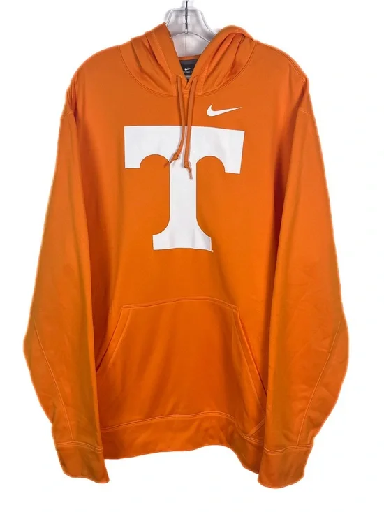 Nike Tennessee Vols Hoodie Sweatshirt Mens XXL Orange Pullover Big Logo Hooded