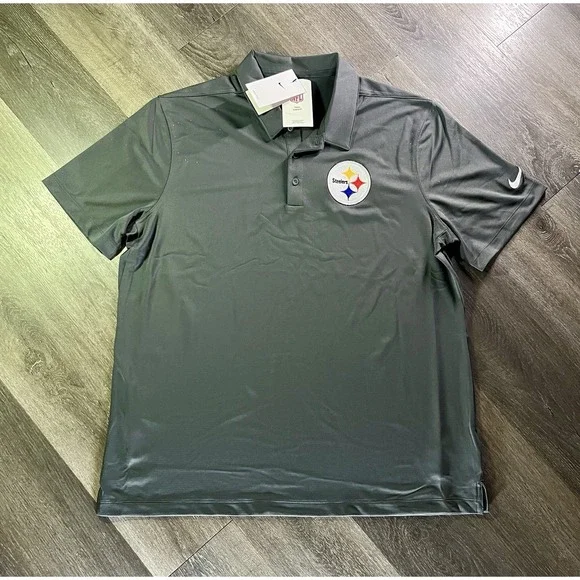 NFL Nike Performance Polo Mens‎ XL Pittsburgh Steelers Football Sportswear Train