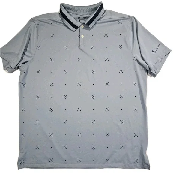 Nike Polo Shirt‎ Mens Golf Sz XL Stretch Dri-Fit Performance