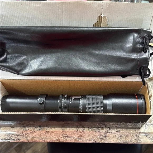 Black Telephoto Camera Lens, 5mm F/8.0 Multi Coated