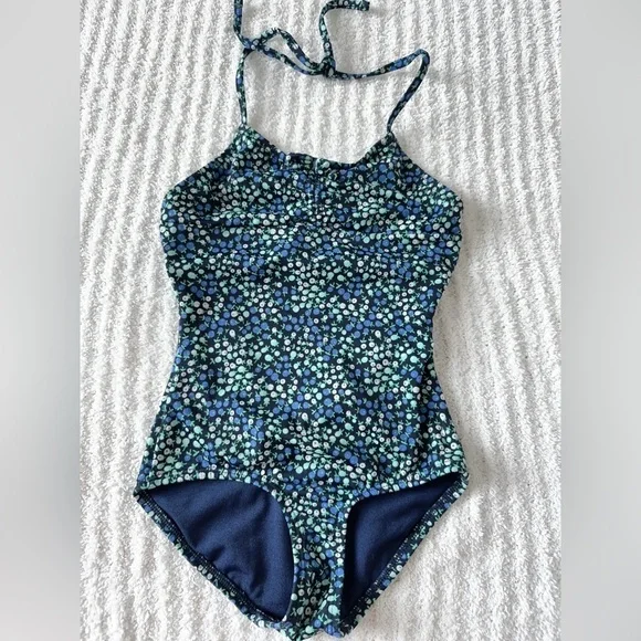 GAP Kids Navy Floral Swimsuit