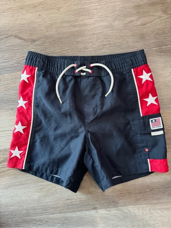 Baby Gap 18-24 Months Boy Swim Trunks 4th Of July Holiday Shorts